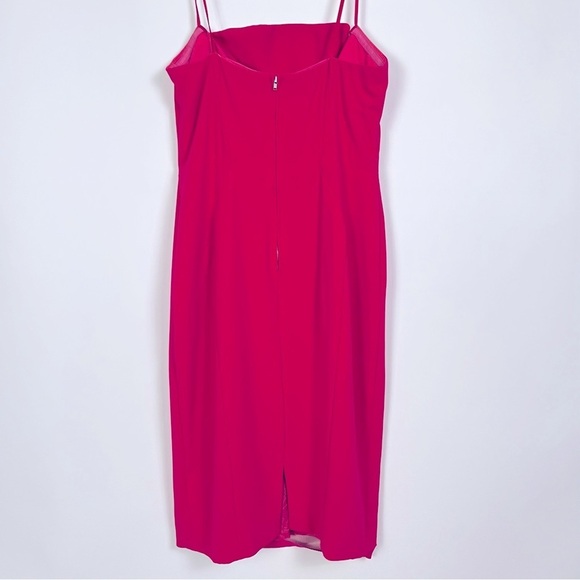 Jill by Jill Stuart Strapless Shift Dress Hot Pink Fuschia sz 10 women’s - Picture 3 of 15